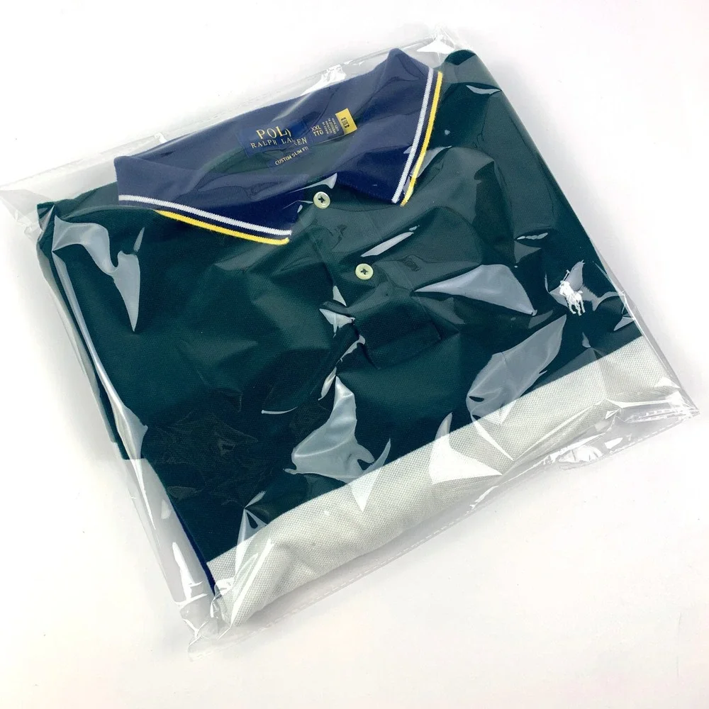 Polo‎ Ralph Lauren S/S Mesh Polo Custom Slim Fit Mens Sz XXL Color Block Navy